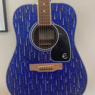 Midnight Rain custom Rhinestone Epiphone Guitar