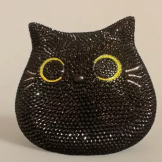 Rhinestone Cat Money Box