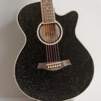 Made to Order Custom Block Colour Rhinestone Guitars