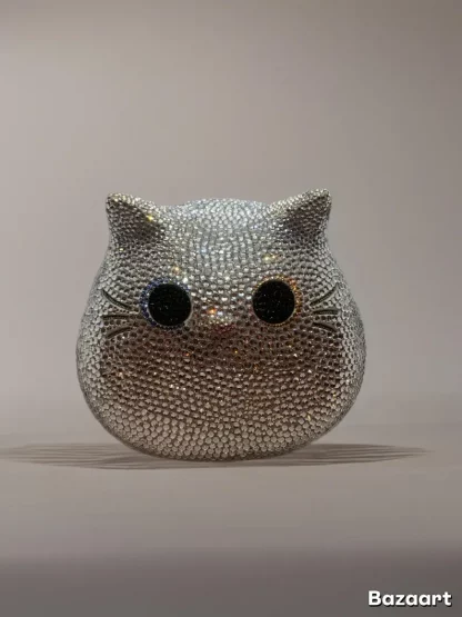 Rhinestone Cat Money Box - Image 2